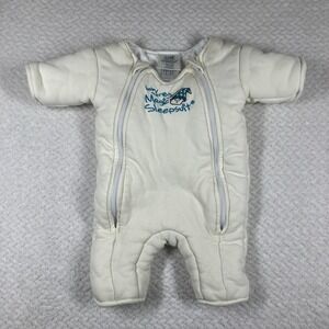 Baby Merlin's Magic Sleepsuit Cotton Swaddle Transition Small 3-6 Months Cream I